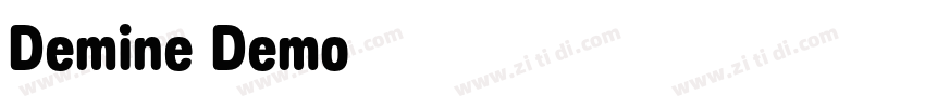 Demine Demo字体转换